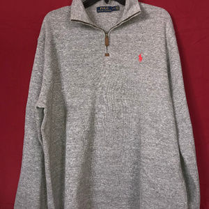 Large Polo Ralph Lauren Sweater Quarter Zip